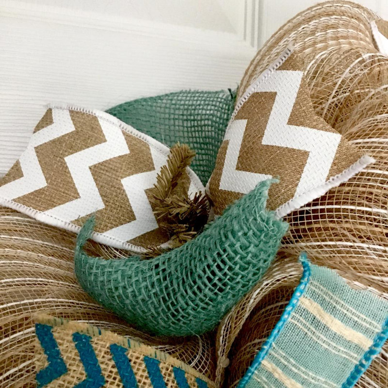 Beach Wreath Weathered Driftwood and Nautical Rope