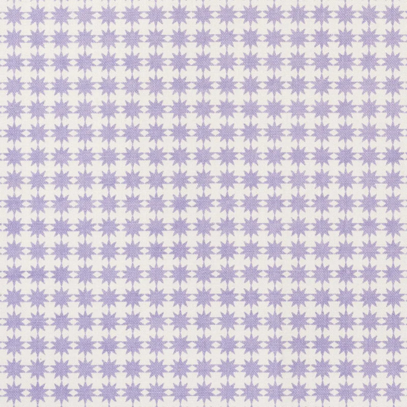 Schumacher x Studio Bon Stella Fabric, Lilac