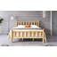 Structure de lit de ferme de style rustique en pin massif de style rustique qui s'adapte aux matelas et aux sommiers-448755746