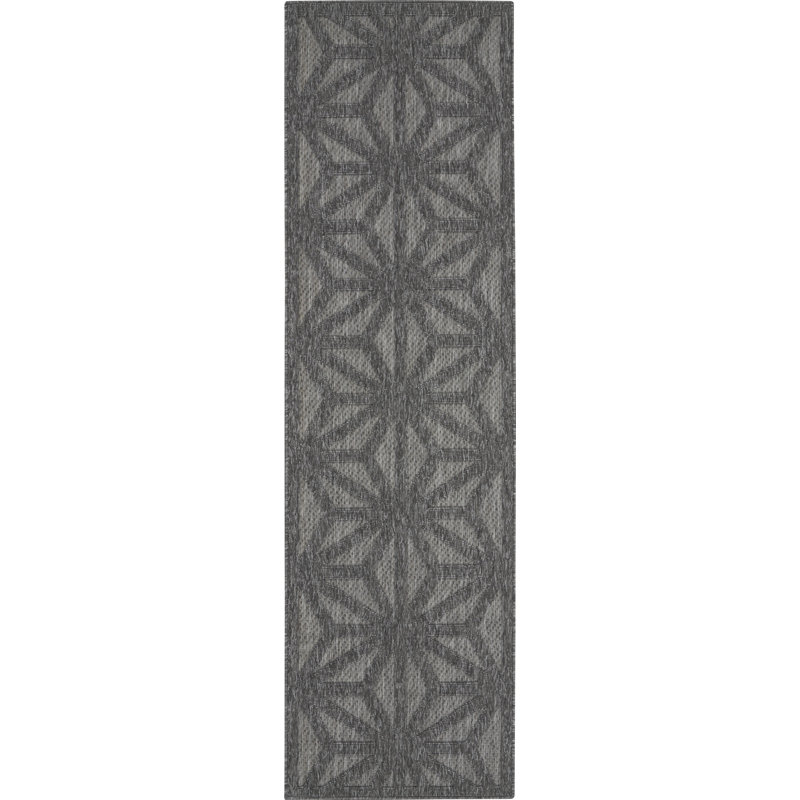 Yifei Geometric Indoor / Outdoor Rug, Runner 2'2" x 7'6"