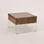 Jescie 63.4cm W Glass Bedside Table