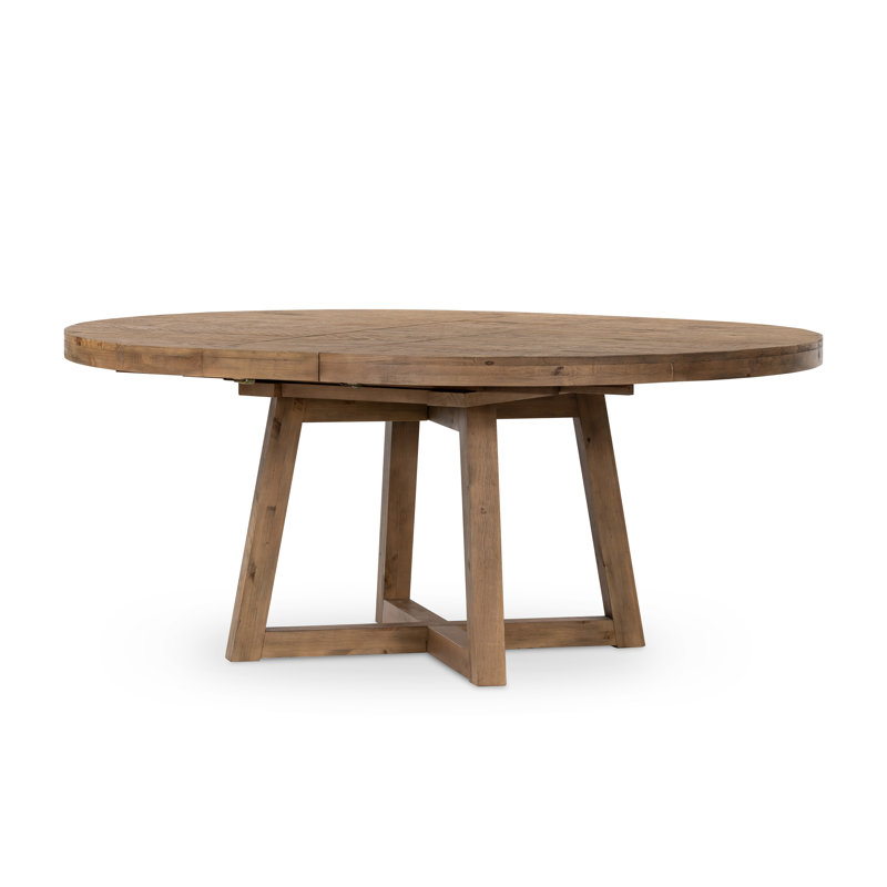 Table de salle à manger Pelia, Rustique naturel