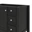 Base de meuble-lavabo 36 po avec armoire et trois tiroirs-118152041