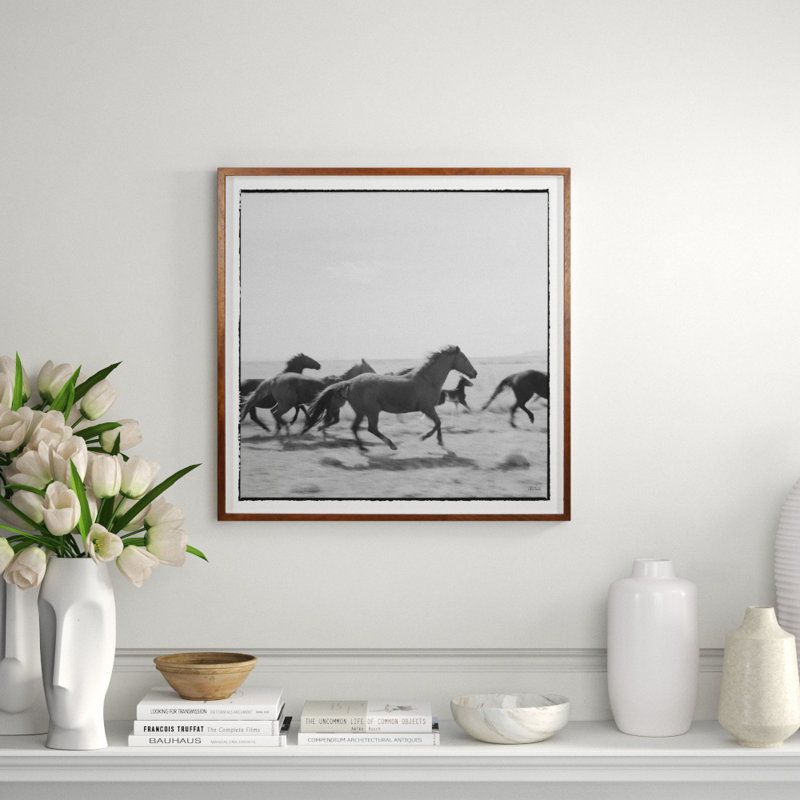 Running Horses Print by Chris Dunker, 28" H x 28" W 
