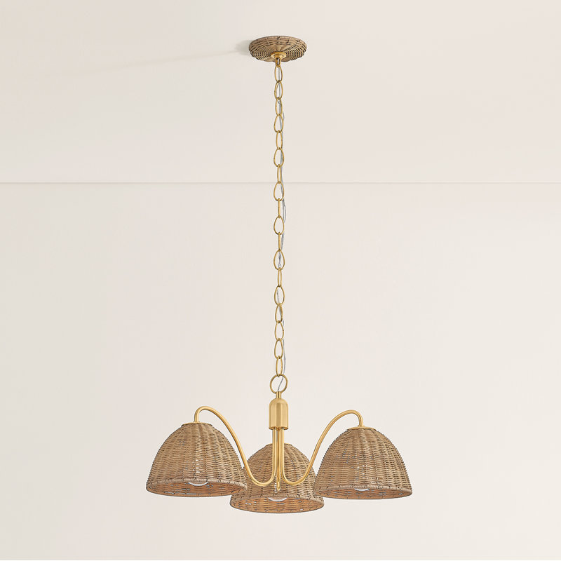 Katniss 5-Light Chandelier, H 11,75 po x l 28 po x P 28 po, 3
