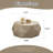 Modern Farmhouse Coffee Table Drum Coffee Table