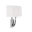  Applique murale 2 lumières Rhodes en nickel poli-89859184
