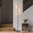 Saturn 66" Modern LED Floor Lamp with 3 Removable Ring Lights and Gold Finish, 3-Way Dimming