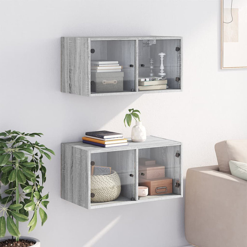 Mataya Rectangle Accent Cabinet, Grey Sonoma
