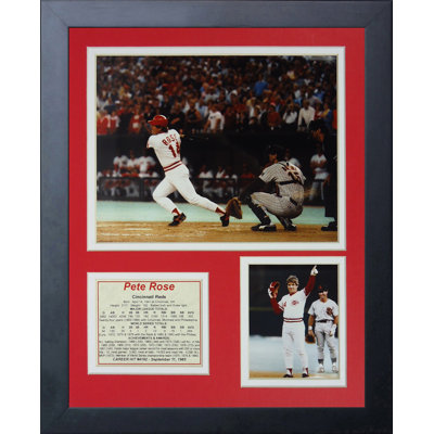Souvenirs encadrée pete rose-hit #4192