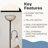 Thandi 2 Light Floor Lamp With Oil Rubbed Bronze Finish And Amber Shade