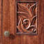 Armoire de rangement pour chaussures sculptée de style thaïlandais