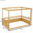 And Bed - Wood Construction With Low Profile Canopy Frame Strong Stable