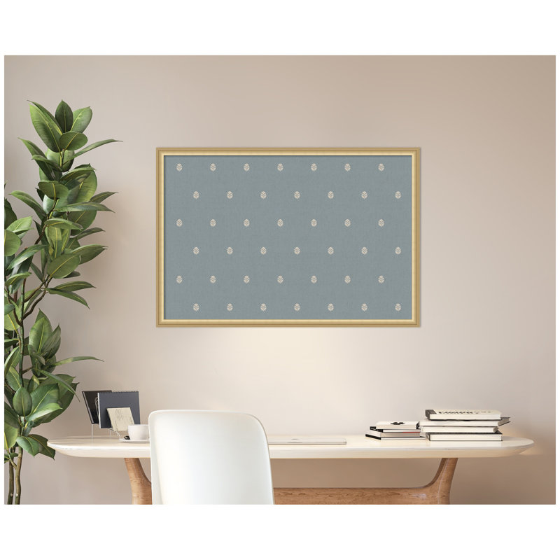 Babillard Kate, 20" H x 26" W, Florence Gold