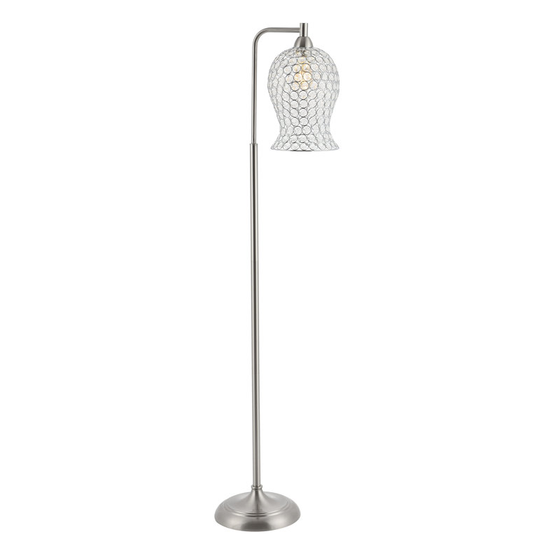 Barnesville 61.5'' Nickel Task Floor Lamp