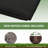 96" X 24" X 10" Wooden Raised Garden Bed With 2 Planter Boxes And Non-Woven Fabric Liner For Patio, Natural