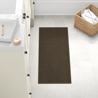 Tapis pour salle de bain en nylon avec envers antidérapant Viridian