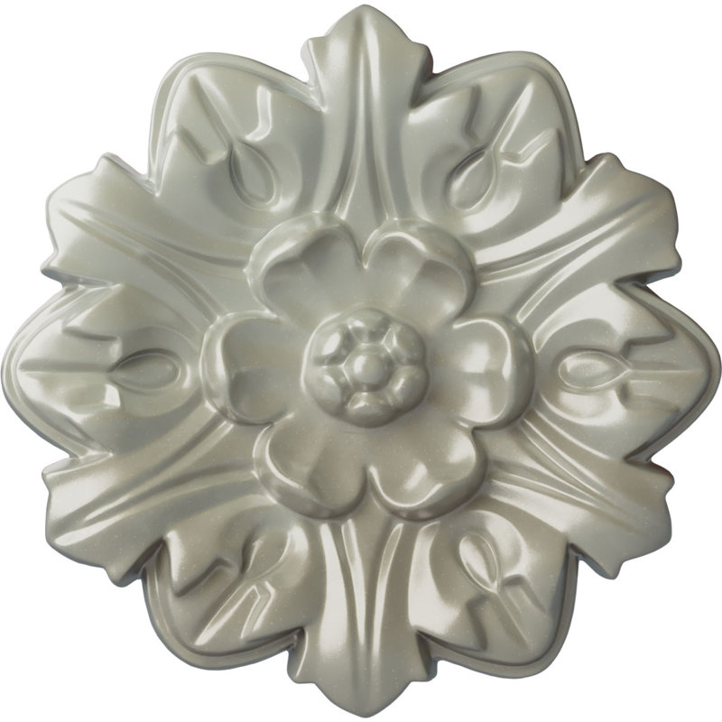 Médaillon de plafond Endurathane Claremont, DE 10 5/8 po x P 5 3/4 po x P 1/2 po (convient aux auvents jusqu'à 7 po), fini désert Gobi peint à la main
