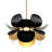 Ginger 1 Light Chandelier-49706004-49706005