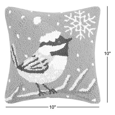 Christmas Wool Throw Pillow