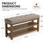 Upholstered Bench with Shelves-1759247997-1759247999