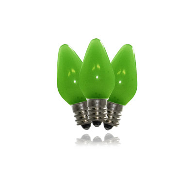 25 Watt Equivalent, C7 LED, Dimmable Light Bulb, E12/Candelabra Base