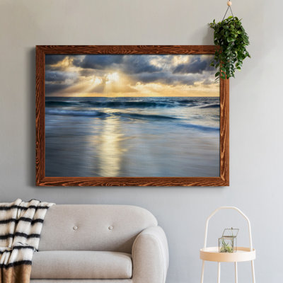 Cloudscape Shore - Photographie de cadre photo sur toile