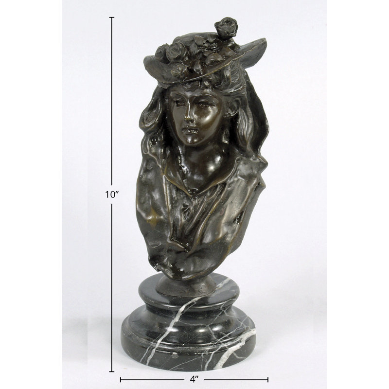 Fille au buste de chapeau