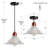 1- Single Pendant Light With Clear Glass