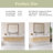 72'' Wall Mounted Single Bathroom Vanity With Glossy White Solid Surface Basin-1133831975