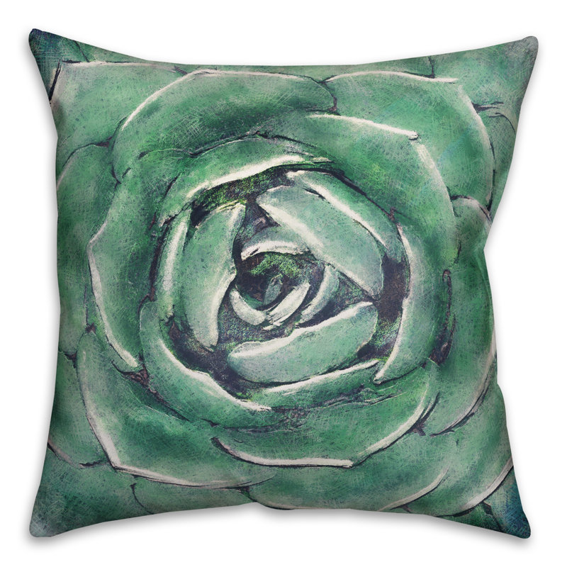  Coussin Succulent Light Emerald