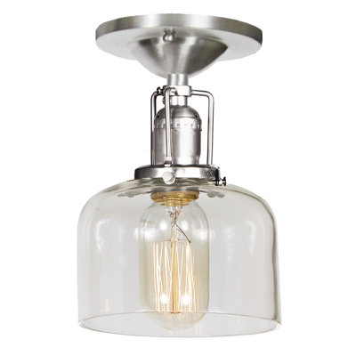 Shumway Glass Semi Flush Mount