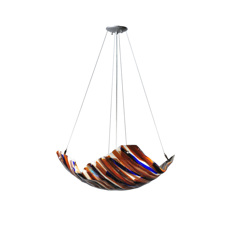Metro Fusion 4 - Light Glass Chandelier