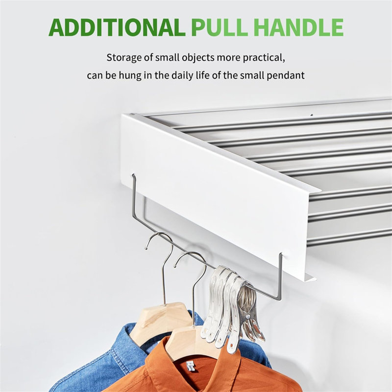 doitbest Collapsible Wall Mounted Drying Rack - 47