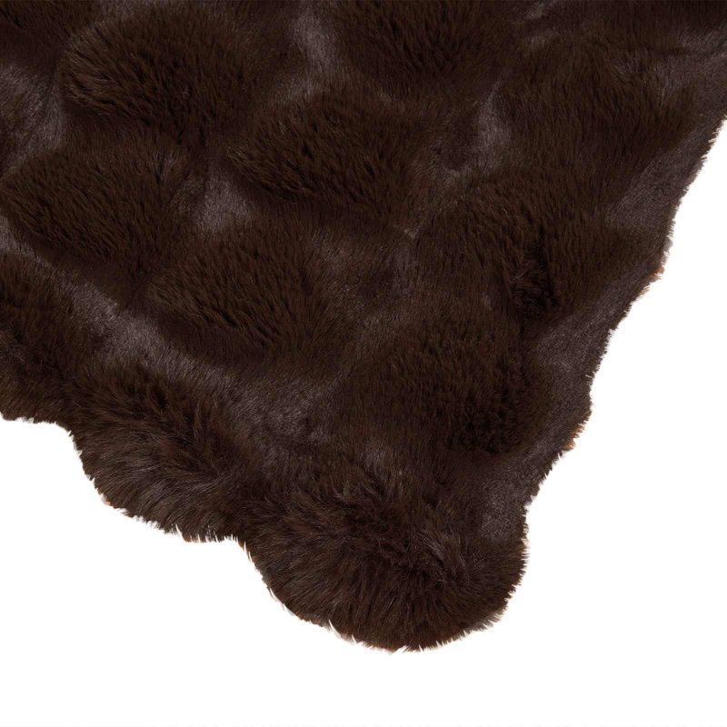 6-36 Throw Blanket, Camel, 130cm x 150cm