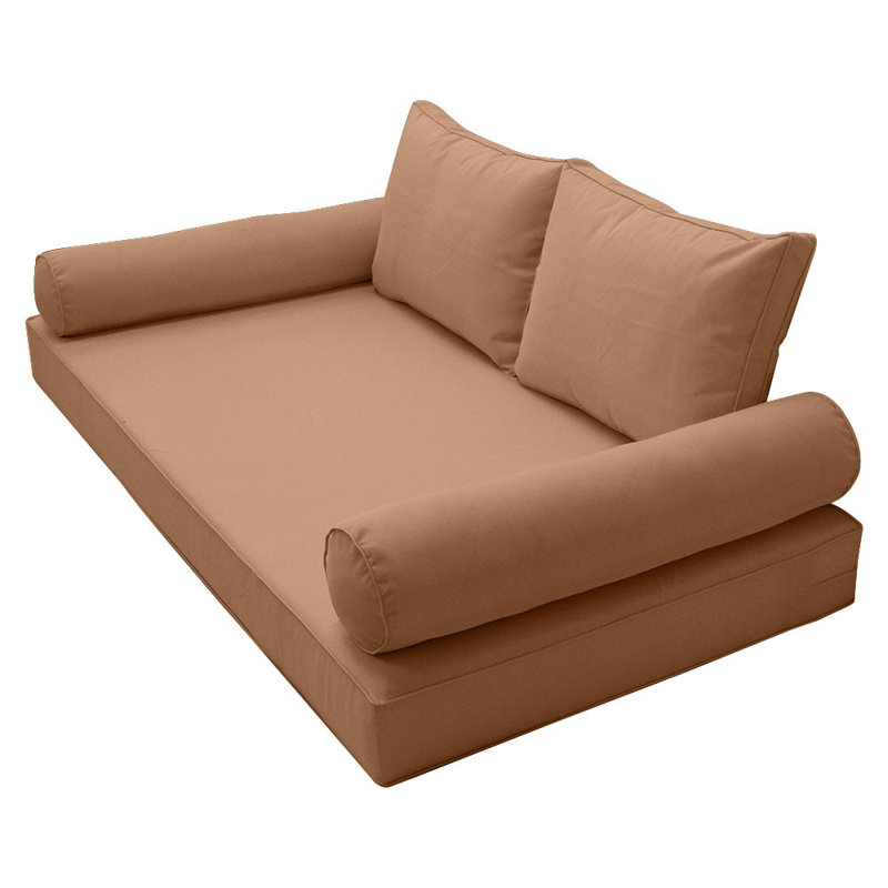 Outdoor Daybed Seat / Back Cushion, Brown