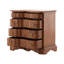 Furniture Classics Zepoli Natural Mahogany Brass Chest