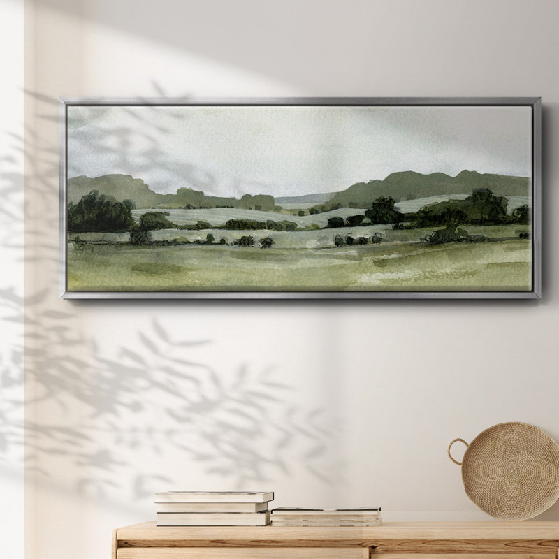 Vert Landscape III- Framed Canvas