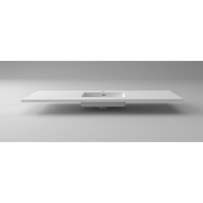 Plateau de meuble-lavabo simple 60 po