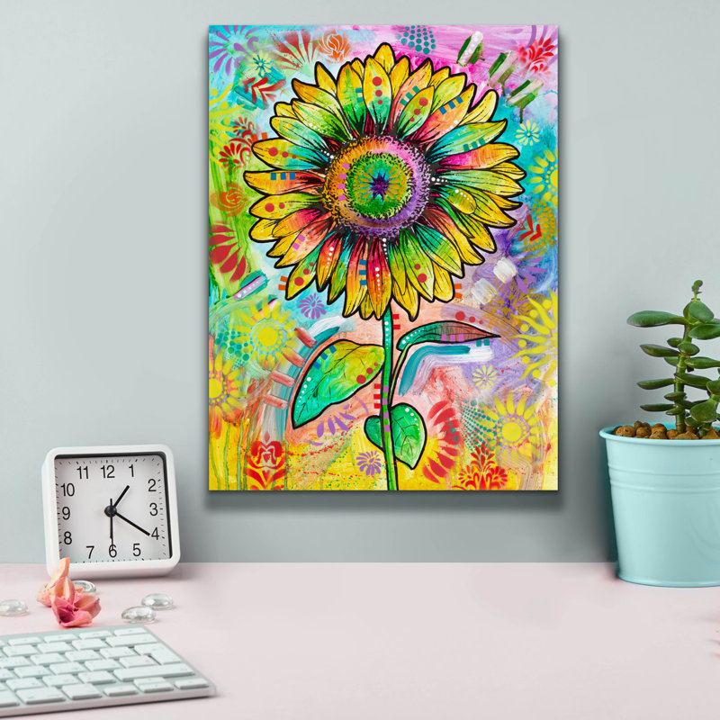 'Growing Summer Tall' by Dean Russo Canvas Wall Art, 16" H x 12" W x 0.75" D