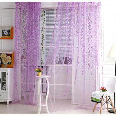 Dmarko Sheer Curtain Single Panel