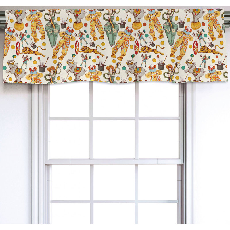 Sateen Ruffled Window Valance