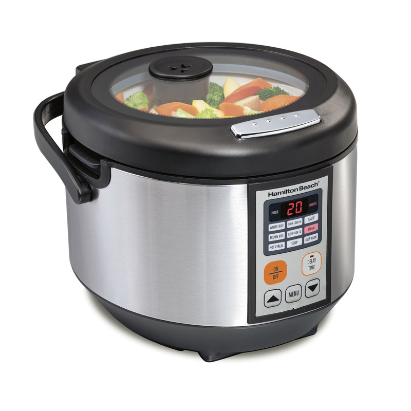 Hamilton Beach® Digital MultiCooker Nonstick Pot Stainless Steel