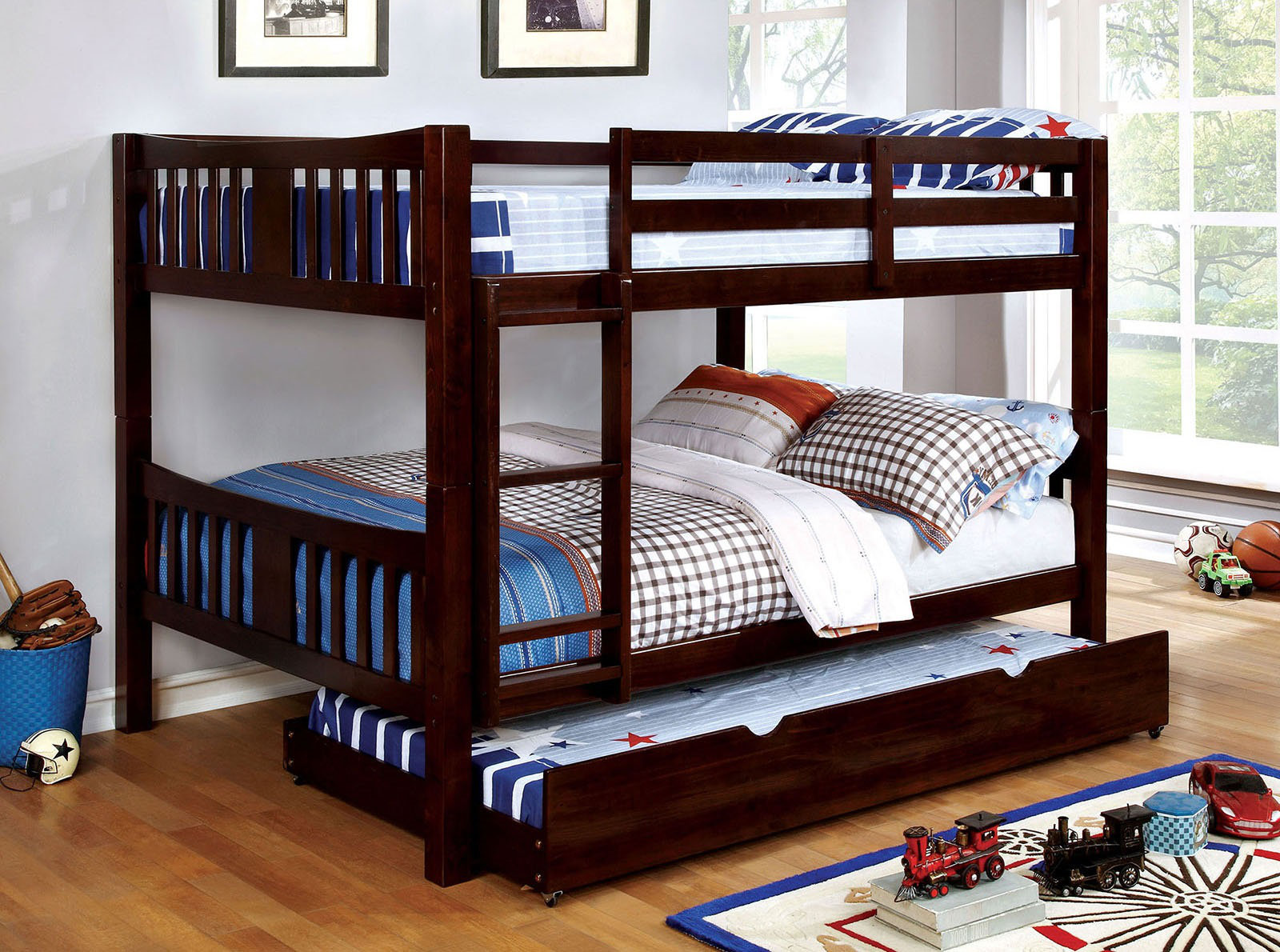 Extra Bunk Bed Rails Everly Quinn Full Over Full Bunk Bed Grey Finish Transitional Style ...