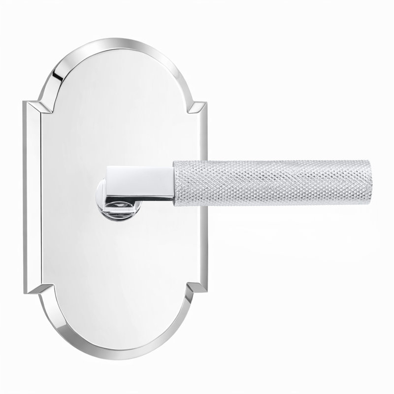Faux levier Bravura 846-G2 sur rosette arquée en chrome poli