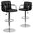 Adjustable Bar Stools - Counter Height Barstools with Back and Armrest-38329588