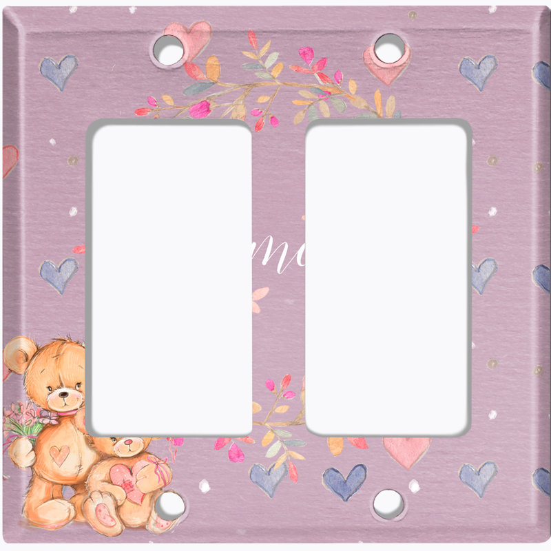 2 - Gang Rocker Standard Wall Plate