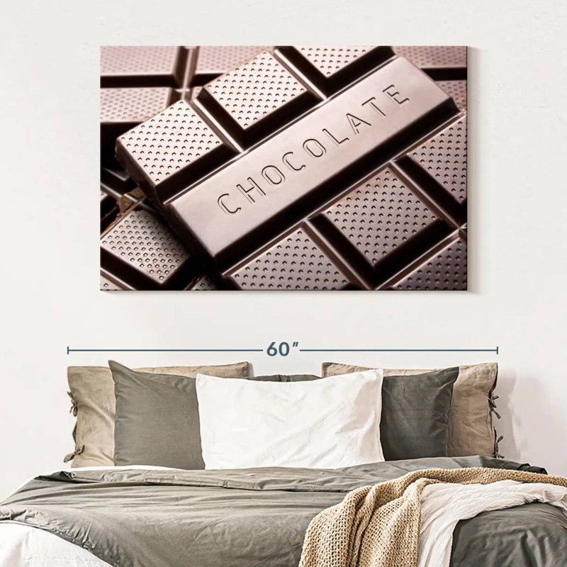 Chocolate Bar Pile, 34" H x 51" W