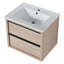 Ensemble de meuble-lavabo simple mural 24 po Hatter