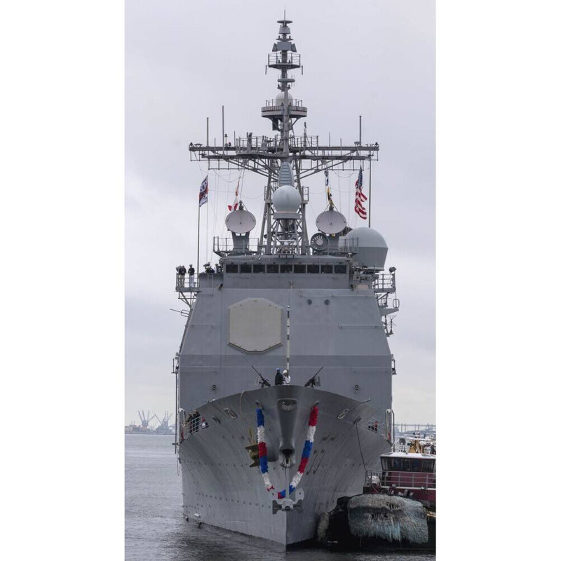 USS Leyte Golfe (CG-55) Grand, H 10 po x l 30 po x P 5 po
